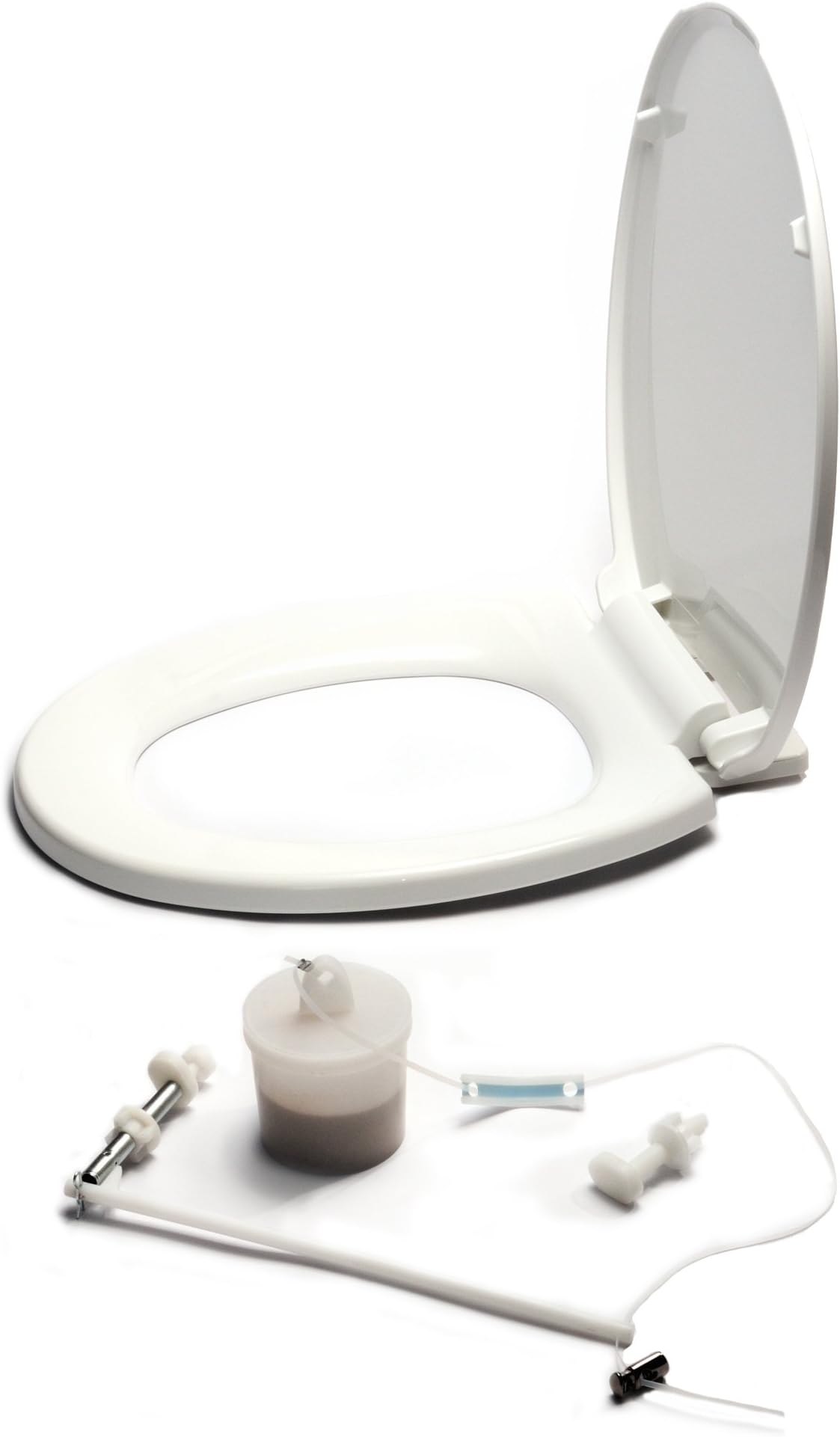 Flush Down Automatic Toilet Seat Closer Round and Elongated available Now