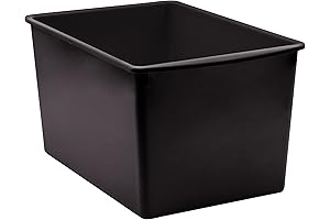 Teacher Created Resources 14x9.25x7.5 Black Basket