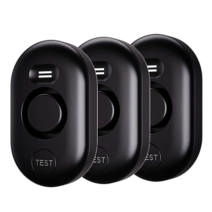 Water Leak Detector Sensor Alarm: Home Water Flooding Monitor Smart Sink Overflow Monitoring Adjustable Wet Moisture Alert Pipe Leakage Drip Detection Warning for Basement Floor (3 Sensor)