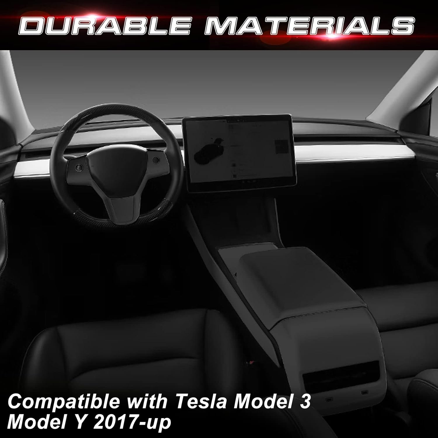 x xotic tech Center Console Dashboard Panel Trim Cover Wrap Cap, Matte White, Compatible with Tesla Model 3 2017 2018 2019 2020 2021 2022 2023, Model Y 2020 2021 2022 2023 2024 2025