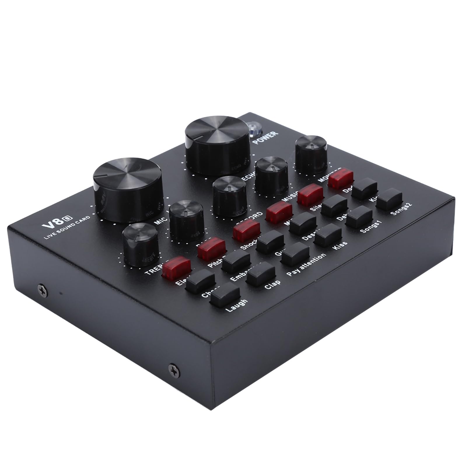 Carte Son De Diffusion En Direct V8, Téléphone Portable, Interface Audio Hôte USB, Ordinateur Multifonction, Matériau ABS Pour Dispositif D'enregistrement Audio