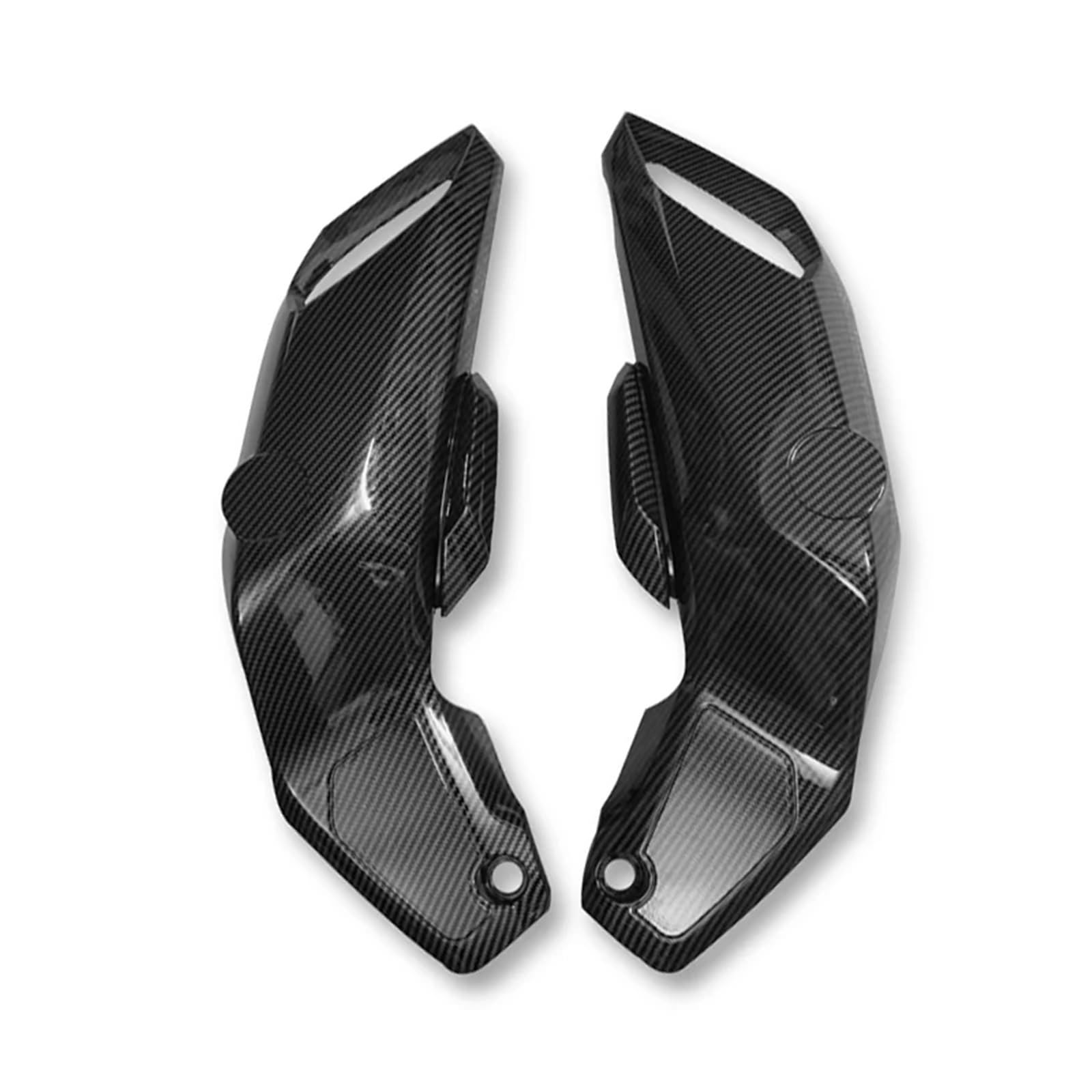 Déflecteurs de carénage aspect carbone pour panneaux de radiateur Yamaha MT-07 18-20