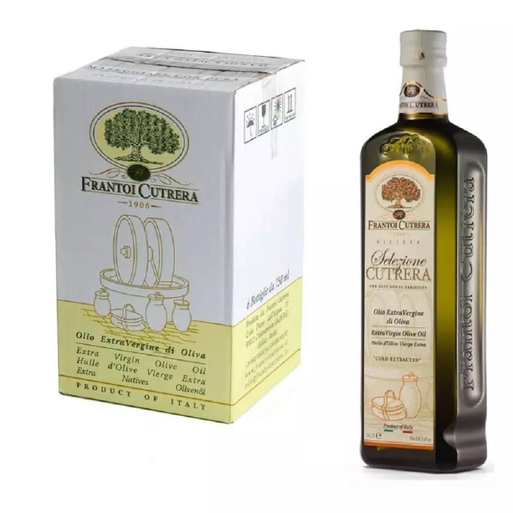 Aceite de oliva virgen extra Selezione Cutrera 750 ml x 6