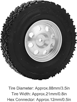 Amazon | タミヤ1 / 14RCトラックに有効なRCカータイヤホイール、RC