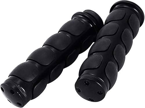 Miniatura 7 de MOTLTECH Empuñaduras de mano antideslizantes de 1 pulgada (0.984 in) con asistencia de acelerador para Harley Yamaha Kawasiki Suzuki Cruisers