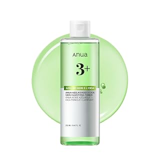 Anua Azelaic Acid 3 CICA Skin Claryfing Toner, Soothing & Clear Care, with Salicylic Acid & Azelaic Acid, Sebum & Spot Care, Suitable for Sensitive Skin, Korean Skin Care (250ml / 8.45 fl.oz.) - Amazon product rated Grade A