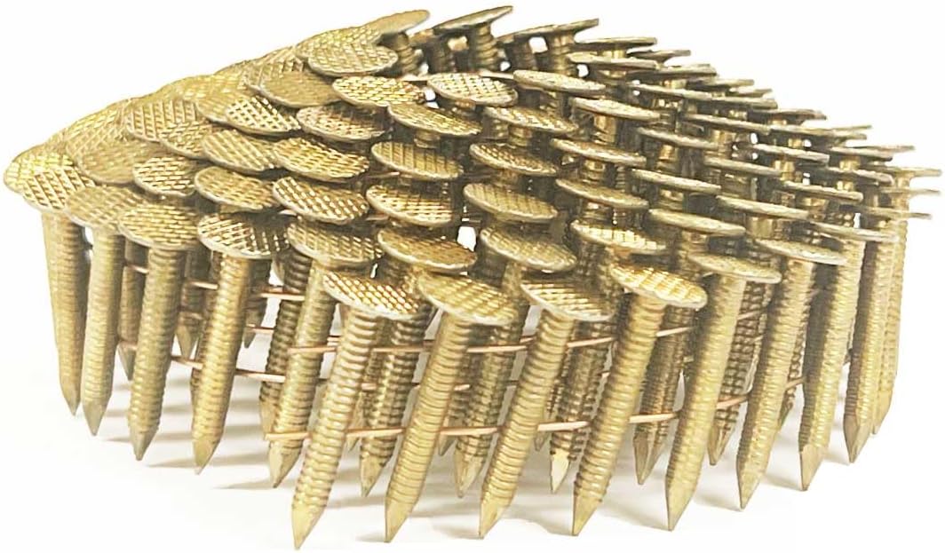 1" Ring GALV Coil Roofing Nails 3,600ct