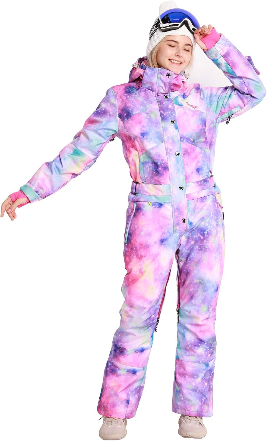 Bluemagic Womens Snowsuit One Pieces Ski Suits Jumpsuits Colorful Coveralls Snowboard Jackets - Image 7