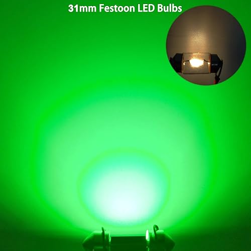 Miniatura 3 de XINYANG 2 bombillas LED DE3175 Festoon de 1.220 in, 1.22 pulgadas, Canbus, sin error, bombilla LED extremadamente brillante 12SMD 4014 Chipsets