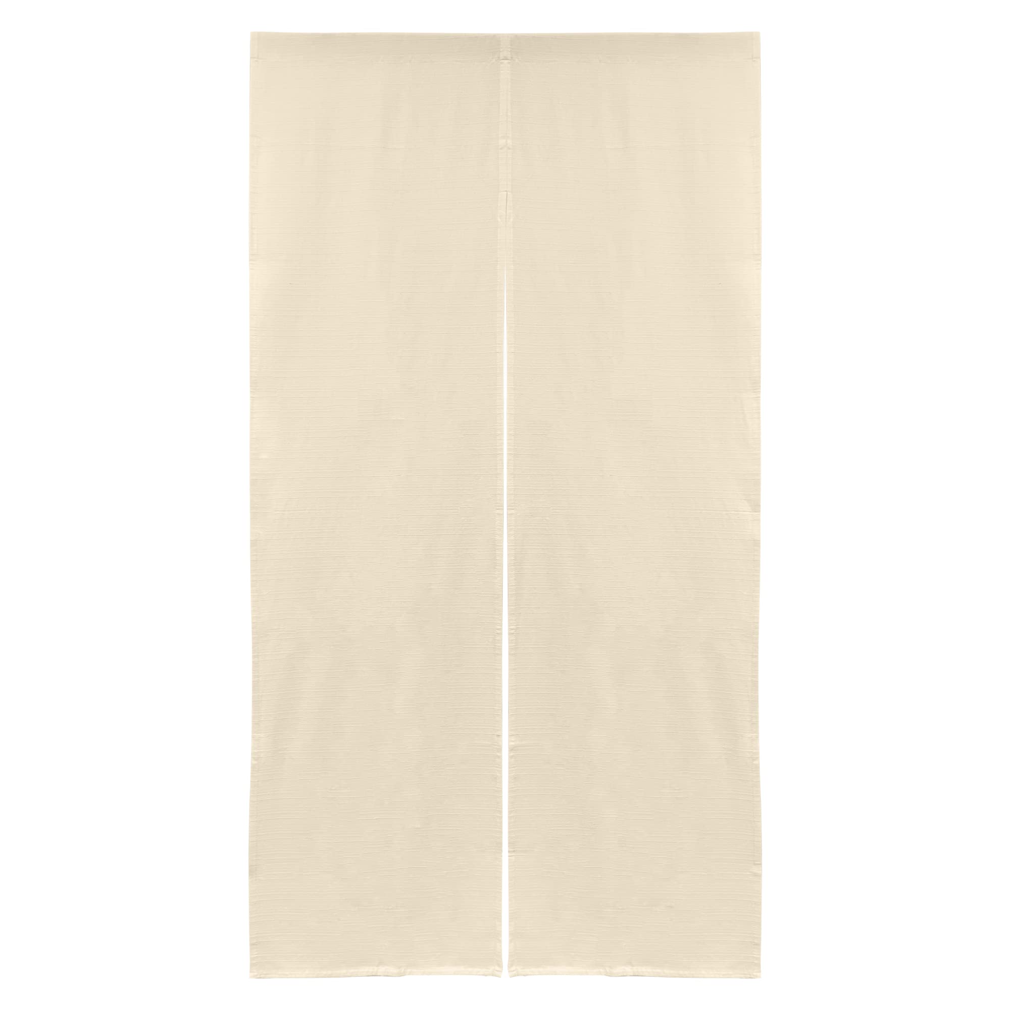 Cotton Noren Doorway Curtain Solid Color Room Divider 33.5x59in Natural