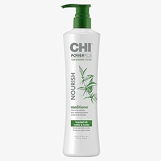 CHI Powerplus Nourishing Conditioner, Hair Renewal System For A Healthy Scalp, Relieves Tightness & Dryness, Strengthens & Protects Against UV, 32 Oz