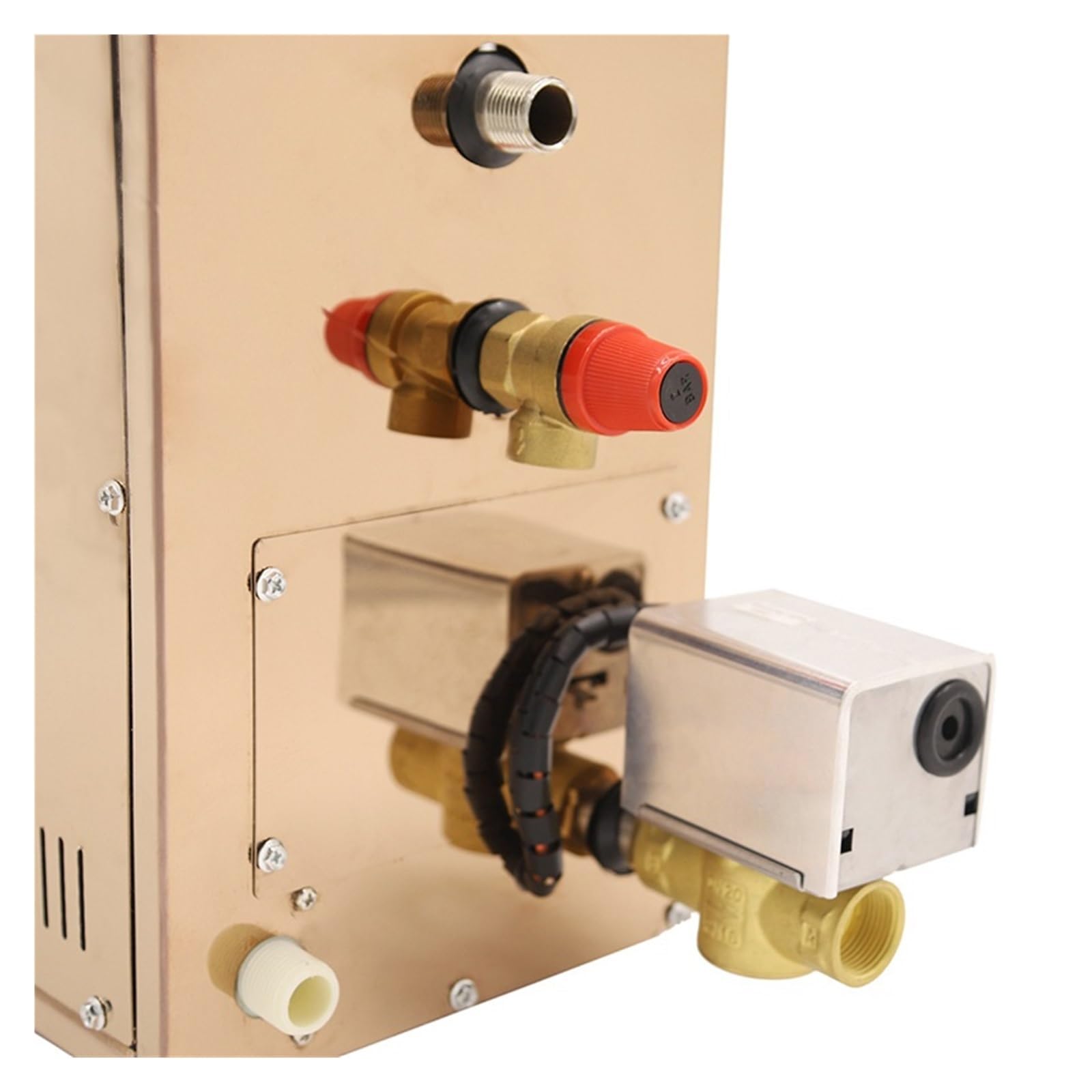 neratore di e automatico in acciaio inossidabile da 9 kW, macchina for bagno for sauna con decalcificazione automatica for controller digitale for sala spa Protezione della sicurezza(8kw)