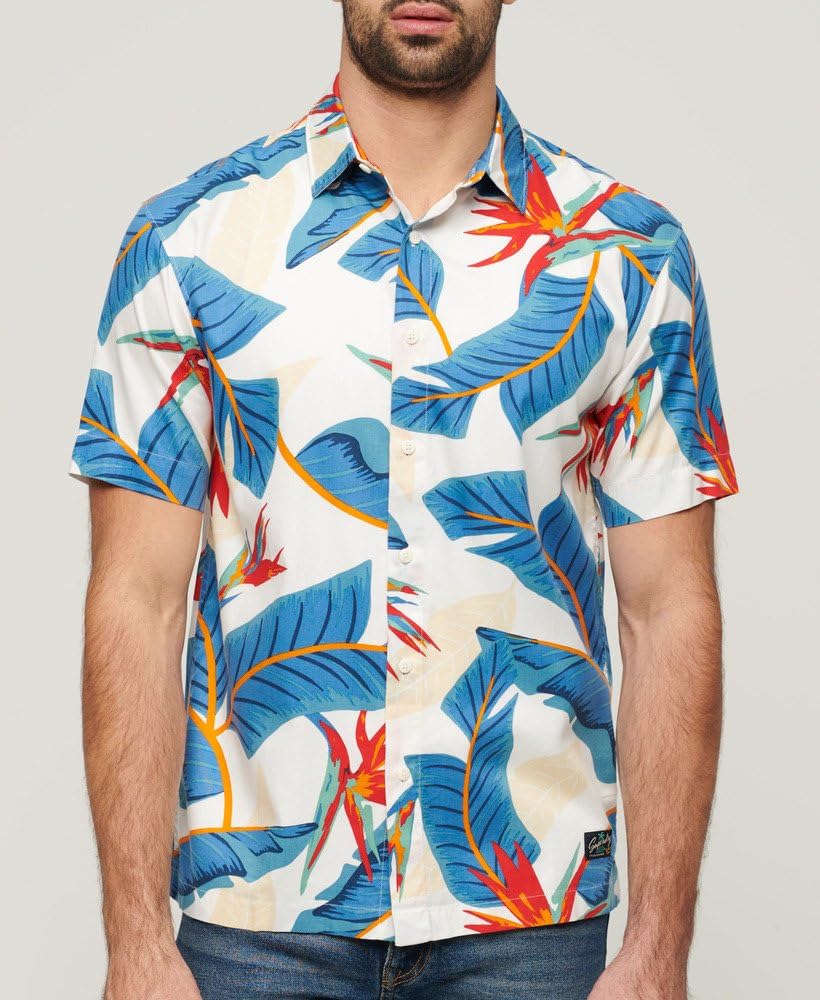 Superdry Herren Hawaiian Shirt R1 - S/S Hemd (M) (1er Pack)