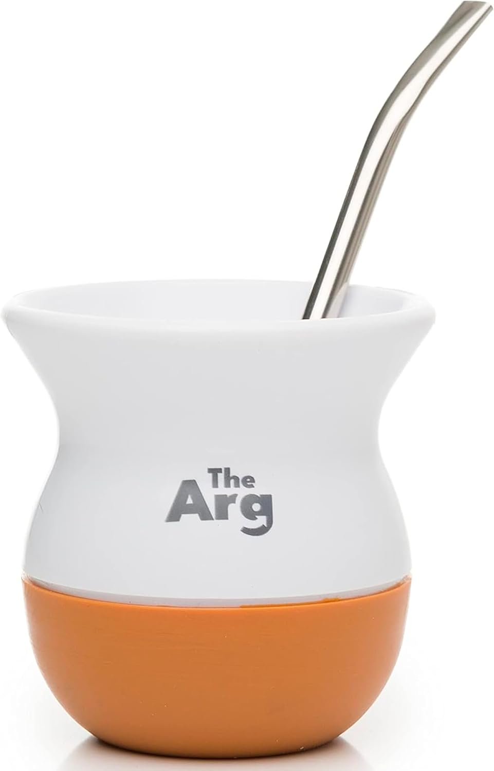 | Yerba Mate Plastic Gourd Cup with Stainless Steel Straw | Self-Clean Modern Plastic Gourd Design - Yerba Mate Cup and Bombilla Set from Argentina - Travel and Beach Essentials - Ideal Gifts