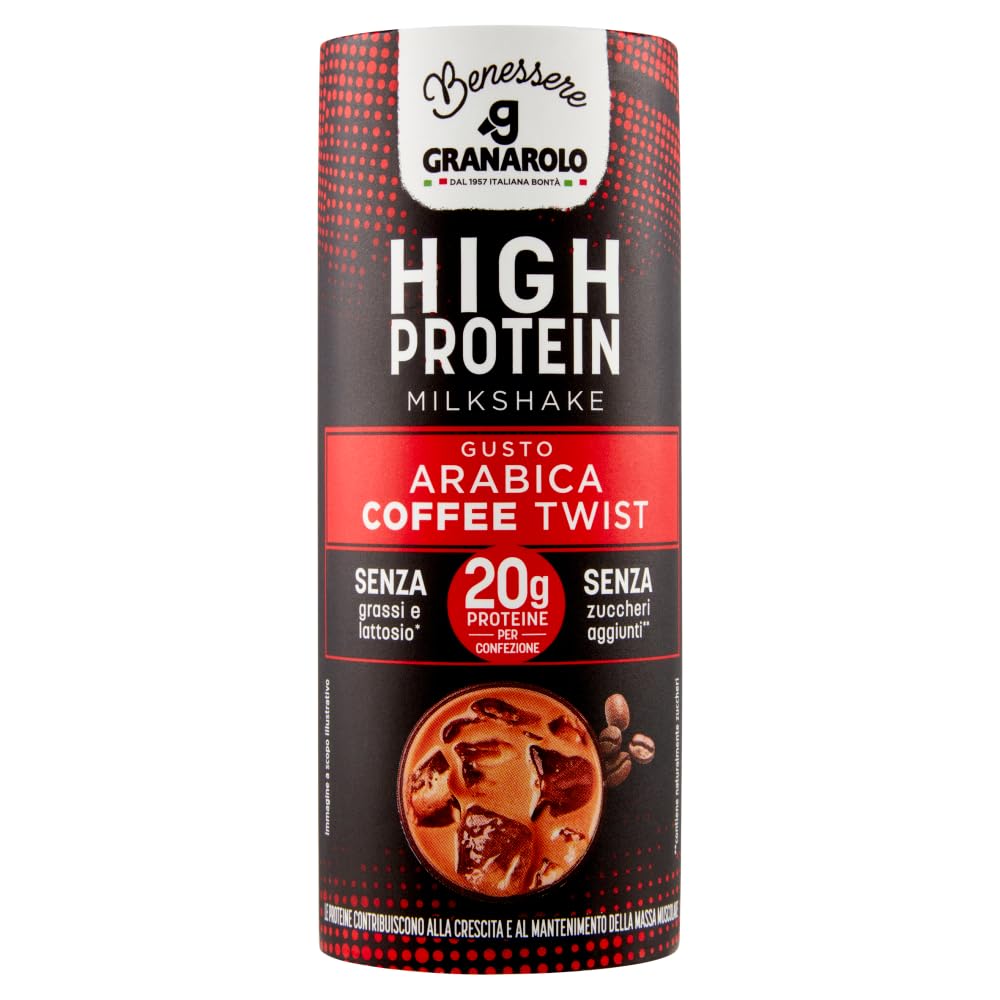 Granarolo MIX High Protein Milkshake Arabica Caramello Salato Dark Choco 20g di Proteine Senza Lattosio - 235ml