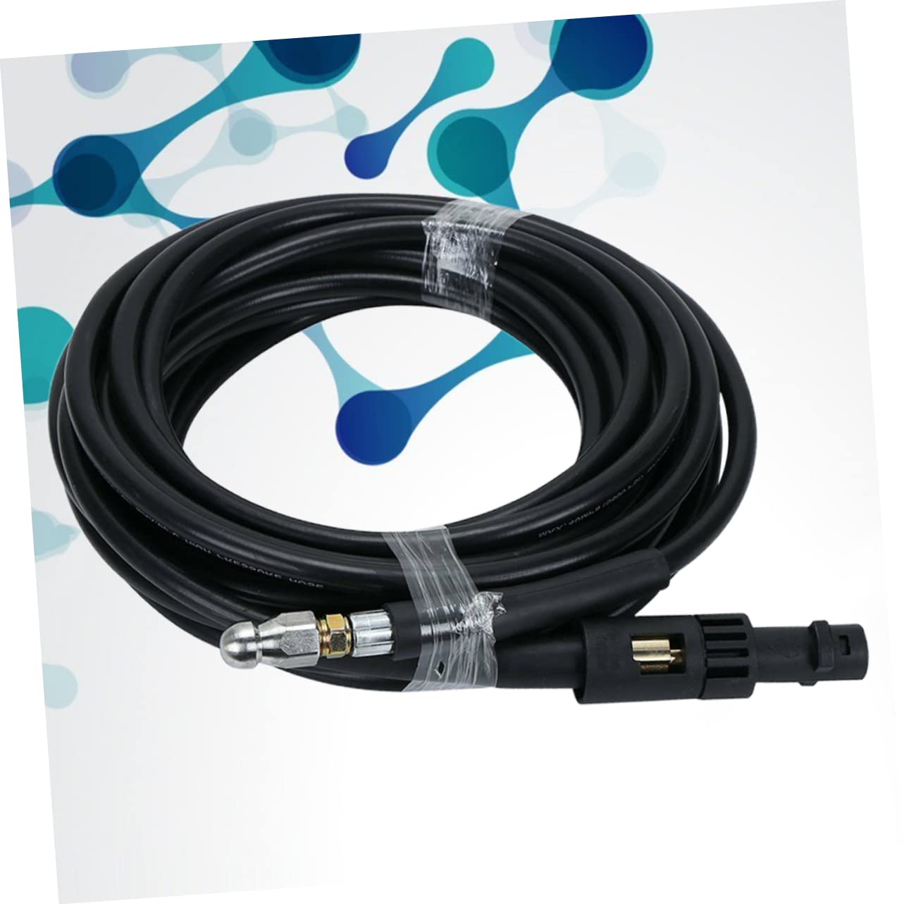 HEMOTON 15m Tuyau Évacuation des Eaux Usées pour Nettoyage de Voiture de Long Outil de Nettoyage pour Tuyaux Évacuation Eau