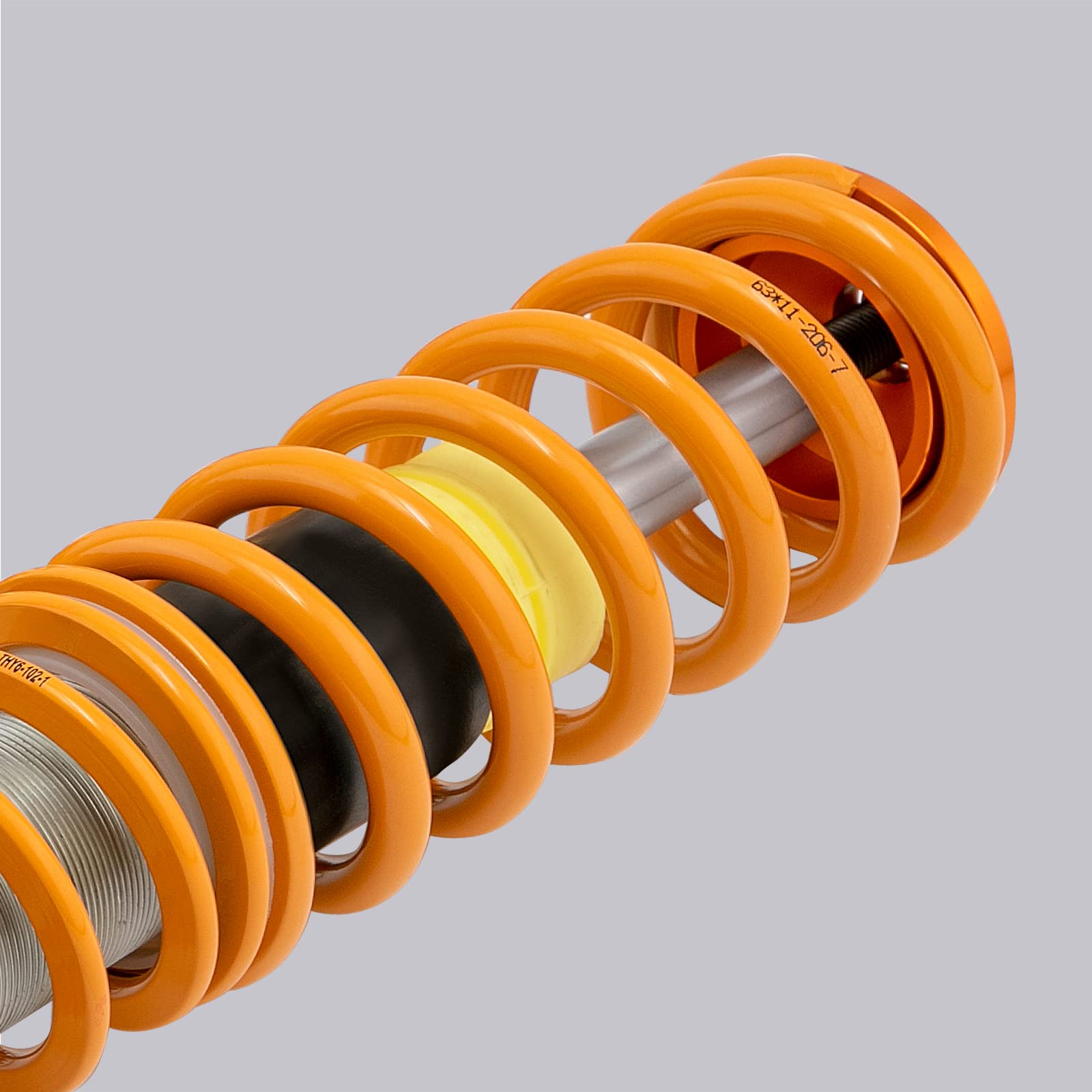 maXpeedingrods 4 Lots de Coilover Kit de Ressorts de Suspension Amortisseurs Combinés Filetés Hauteur Réglable pour VW Corrado Golf MK2 MK3 Jetta II Or