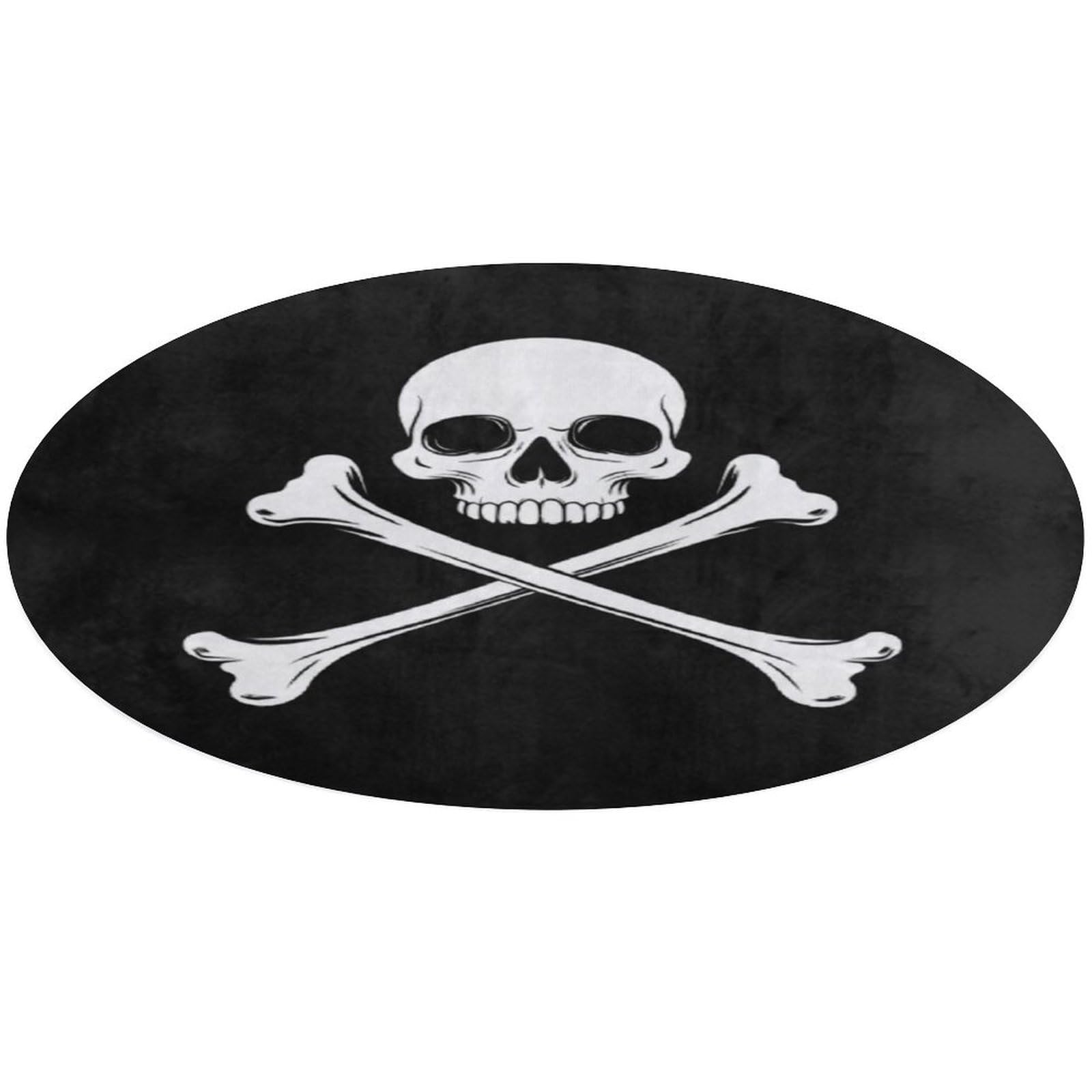Alfombra de calavera mullida para decorar el dormitorio moderno