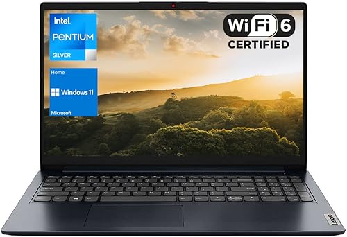 Lenovo IdeaPad 1 portátil, pantalla FHD de 15.6 pulgadas, Intel Pentium Silver N6000, 20 GB de RAM, SSD de 512 GB, cámara web, tipo C, lector de