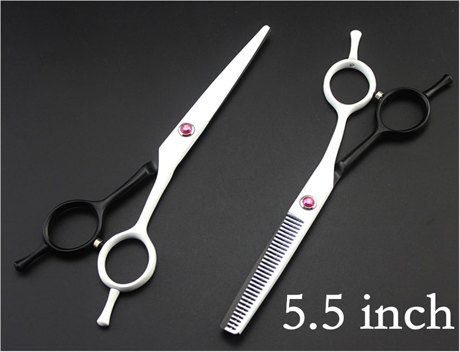 Hair Cutting Shears, Professional Scissors Hairdressing Hairstylist Haircut thinning Barber(Deep Blue)