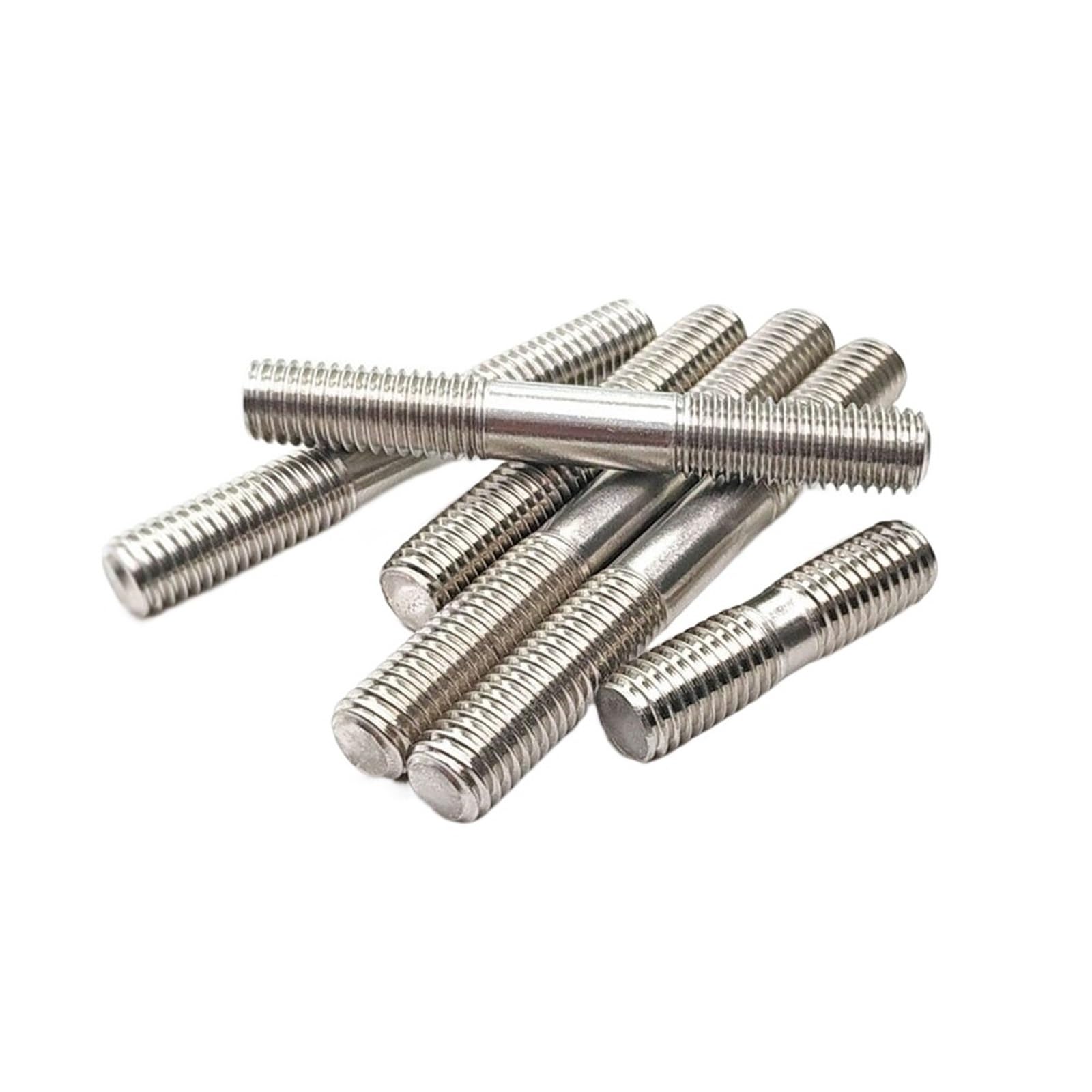 8 Pezzi Bulloni Filettati Doppia Estremità Acciaio Inox 304 - M4-M10, Per Mobili E Macchinari - Foto 2