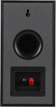 Klipsch Home Theater Speaker Bundle: 2 Pairs R-41M Bookshelf Speakers + R-52C Center Channel Speaker (Black)