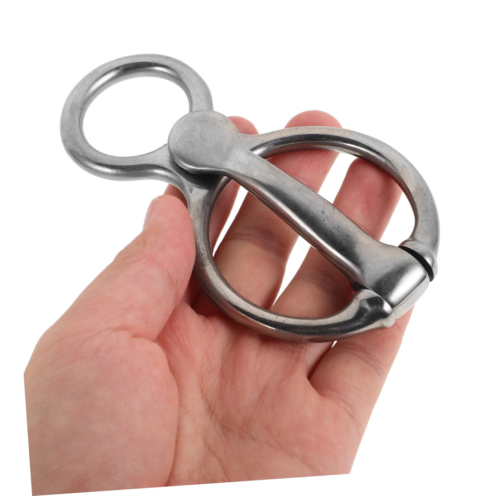 Anillo de Corbata de Caballo 1 Juego de Acero Inoxidable Plata