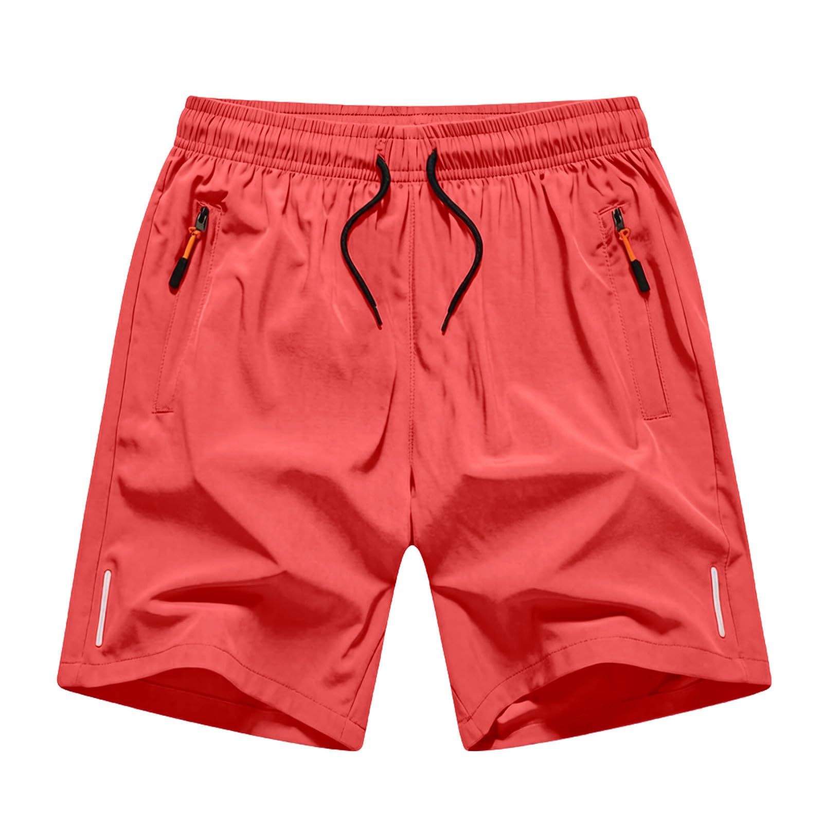 duxyoz Sport-Shorts für Jungen, Multipack, Sweatshorts für Kinder, schnell trocknend, leicht, Laufshorts mit Reißverschlusstaschen, Sport, Fitnessstudio, Sportbekleidung, Schule, kurze Jogginghose mit