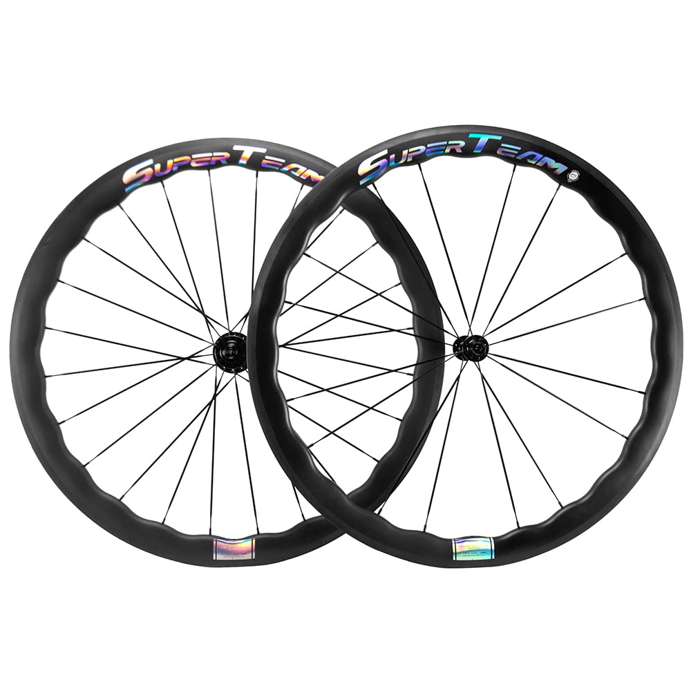 superteam ホイール Amazon | SUPERTEAM カーボンスポーク チューブレスホイールセット 50