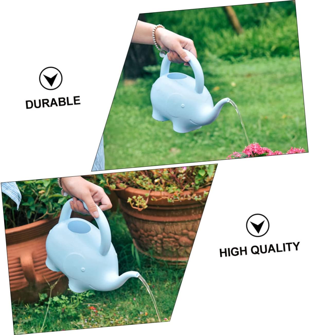 Watering can,1pc Cartoon Watering Can Watering Can for Outdoor Plants Spray Bottle for Plants Watering Can Indoor Plastic Watering Can Indoor Plant Watering Can Decorative Watering Can Tool(Sky-bluex2