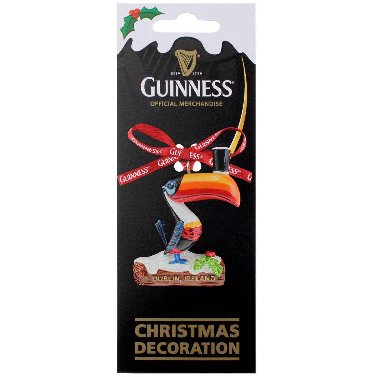Guinness Iconic Toucan Hanging Christmas Decoration
