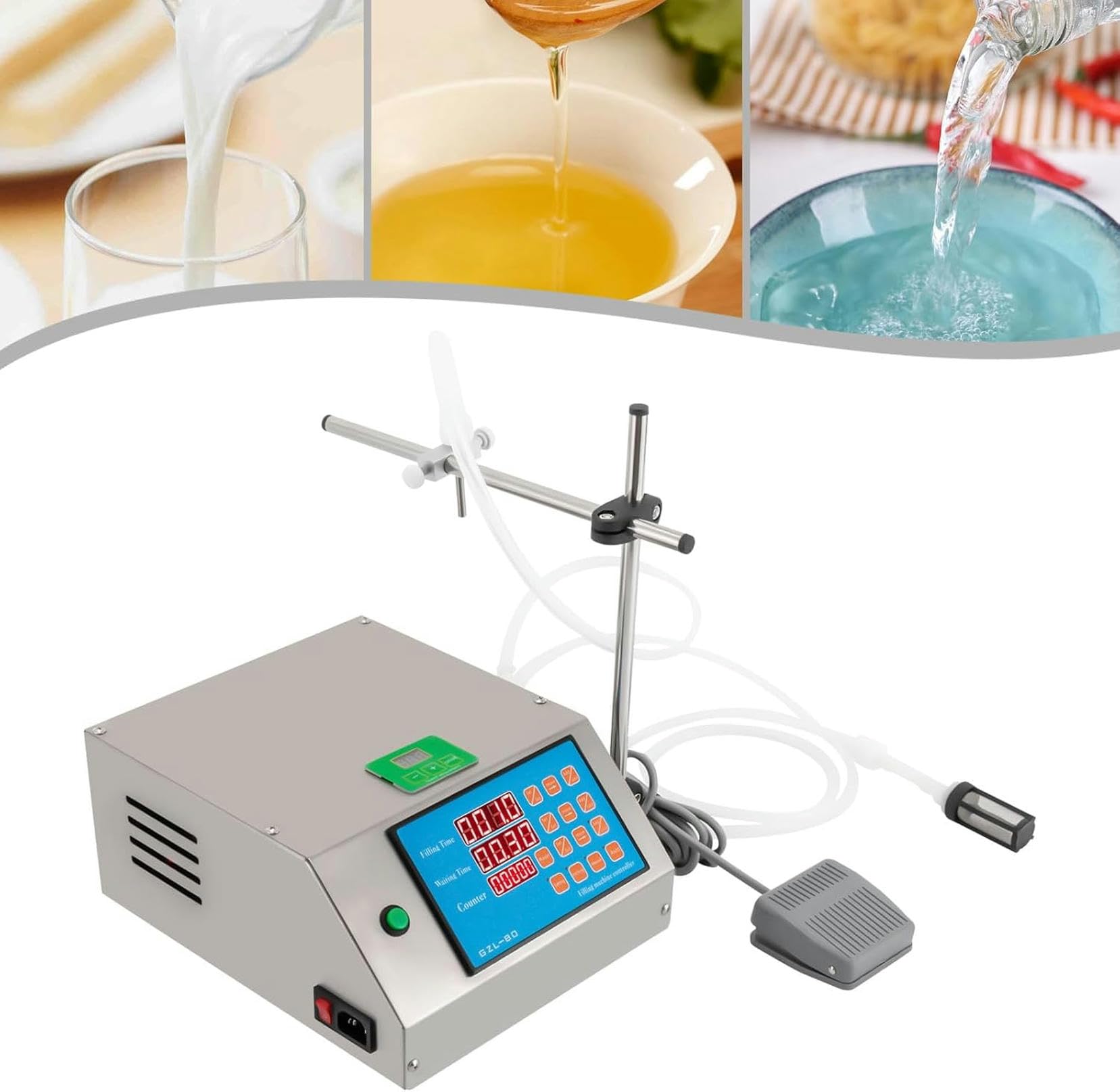 Machine de remplissage de bouteilles pour liquides épais et visqueux à dosage 650 ML/Min