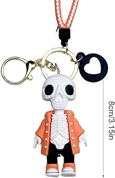 スカルキーホルダー スカル シルバーキーチェーン シルバーアクセサリー 骸骨