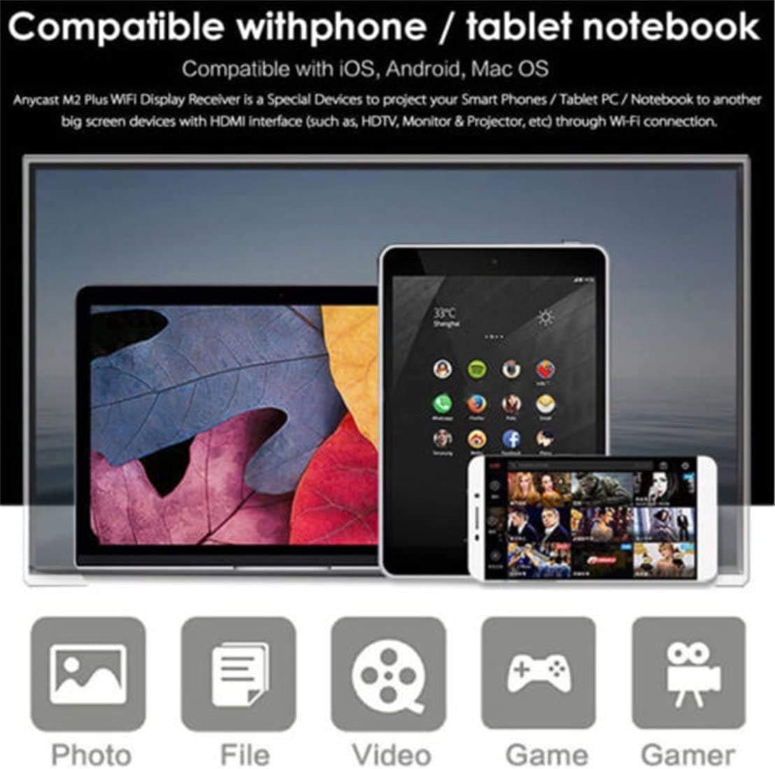 M9 Plus compatibility with various devices and media types