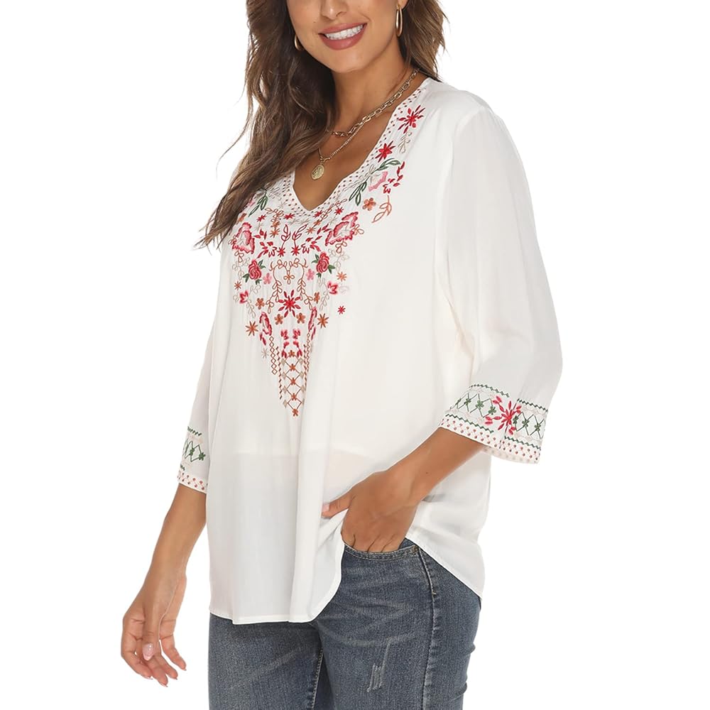 Ropa Maternidad Mujer Moderna Blusa De Encaje Bordada De Estilo