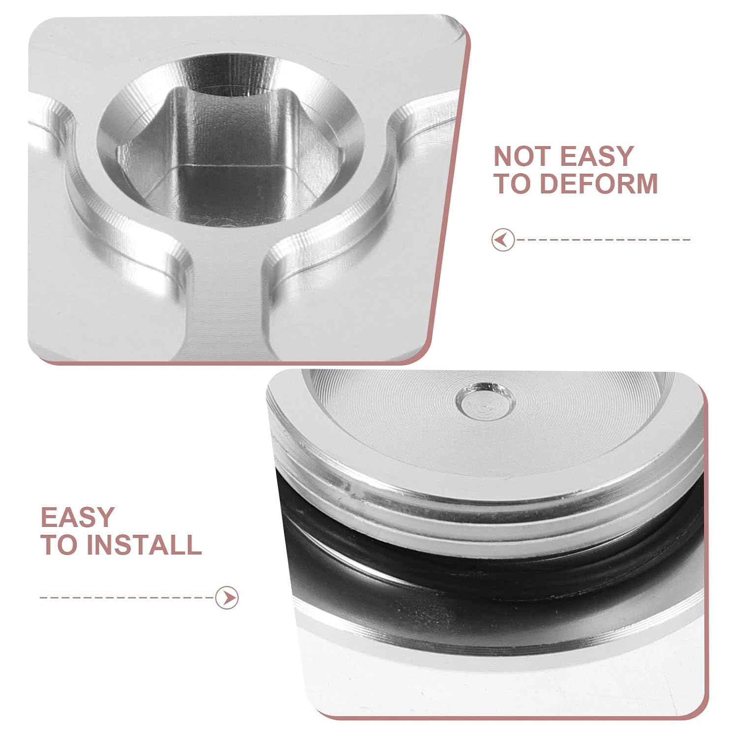 Cabilock 2pcs Engine Timing Cap Bolts - Motorcycle Cover Protector Motorcycle Engine Timing Cover Cap Compatible with Honda CRF250R