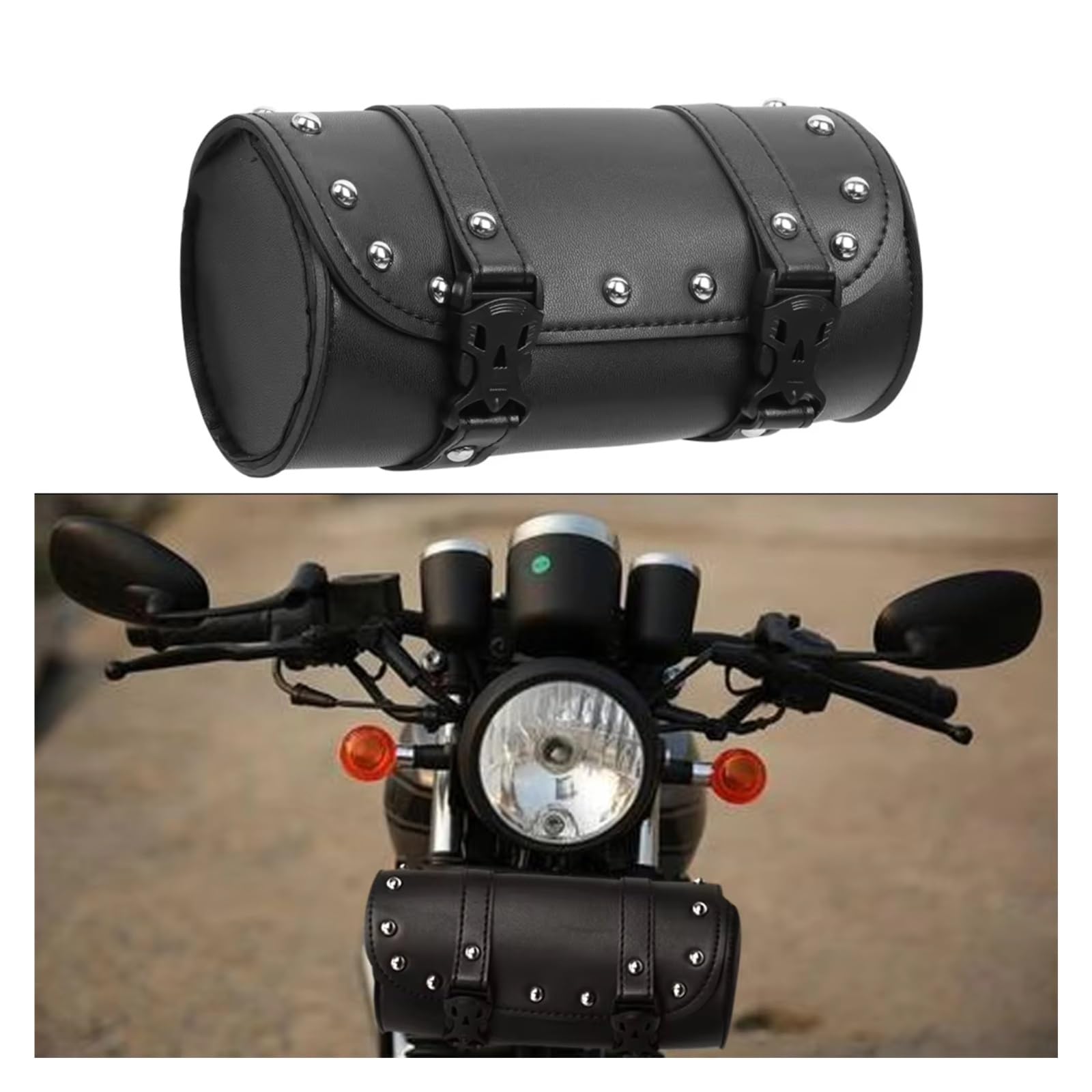 Compatibile Con Suzuki 1 Pz Forcella Moto PU Custodia Per Viaggio Borse Attrezzi Impermeabili Borsa Sella Parti Sacchetto Stoccaggio Dei Bagagli Sacche Moto