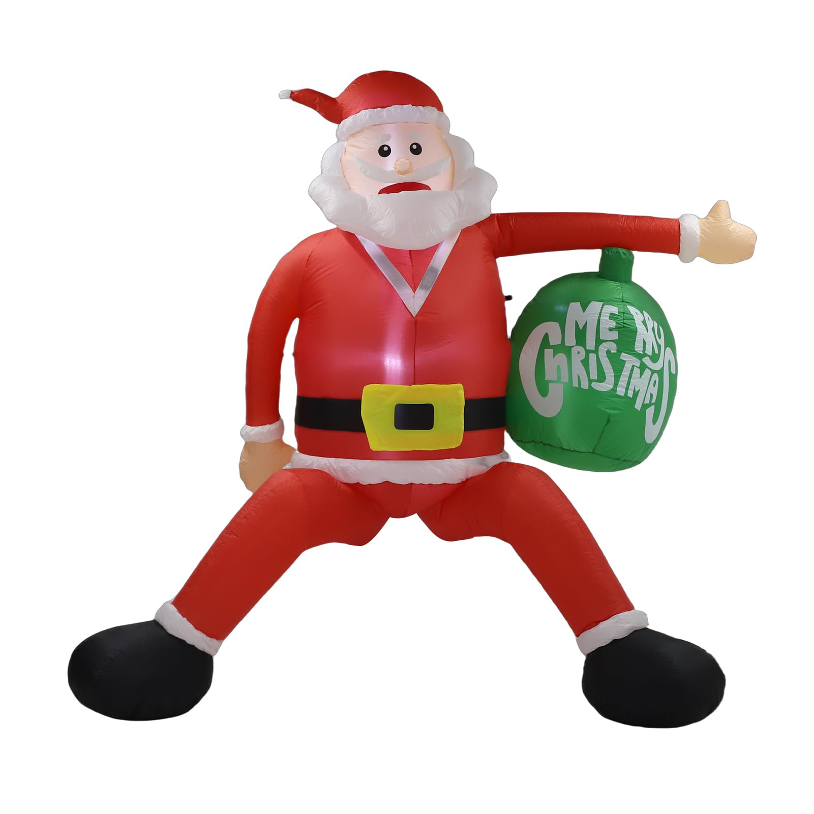 Decorazione di Babbo Natale Gonfiabile da 8 Piedi, con Luci a LED