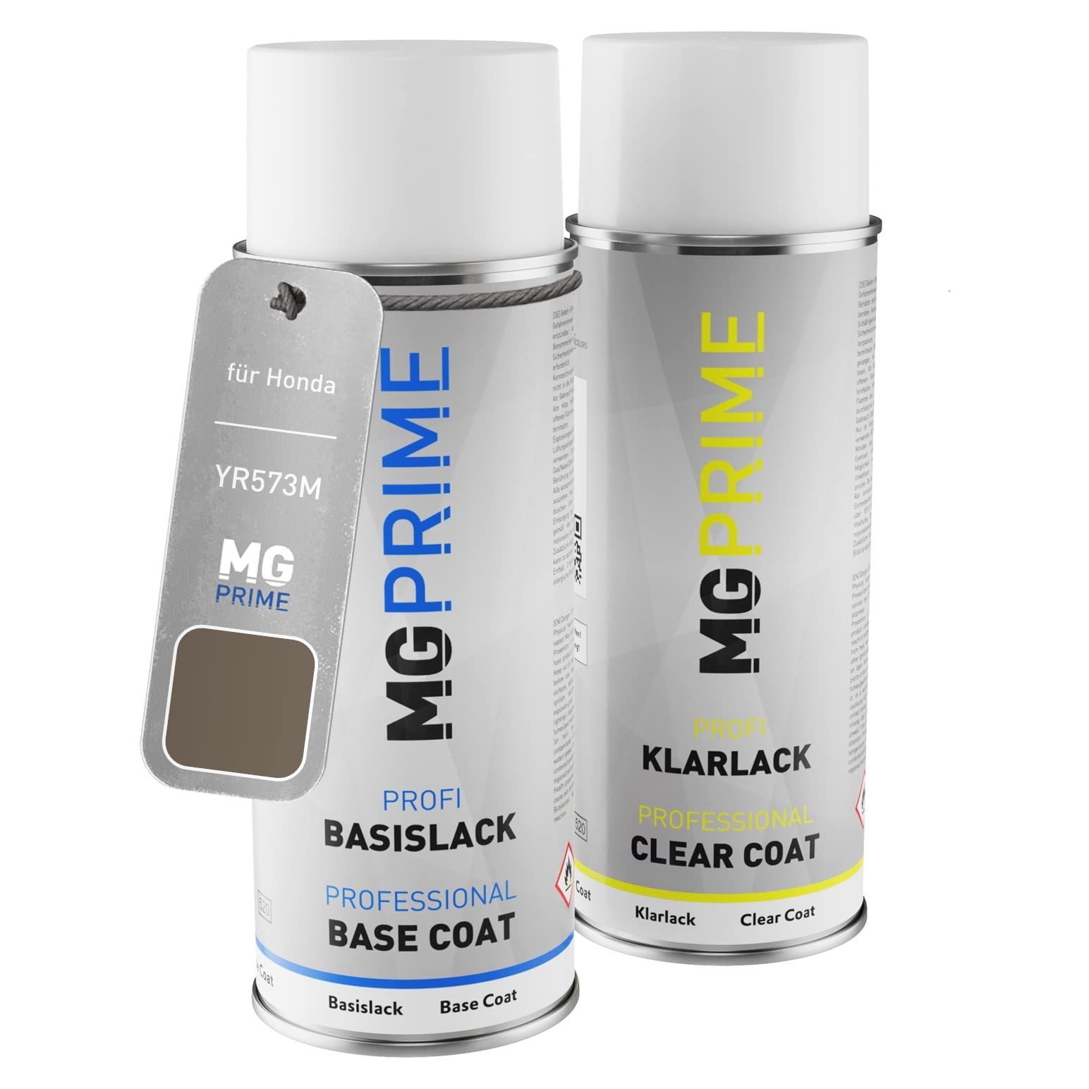 Mg Prime Mocha Metallic Car Paint Spray Can Set For Honda Yr573m Base Coat Clear Coat Spray Can 400Ml