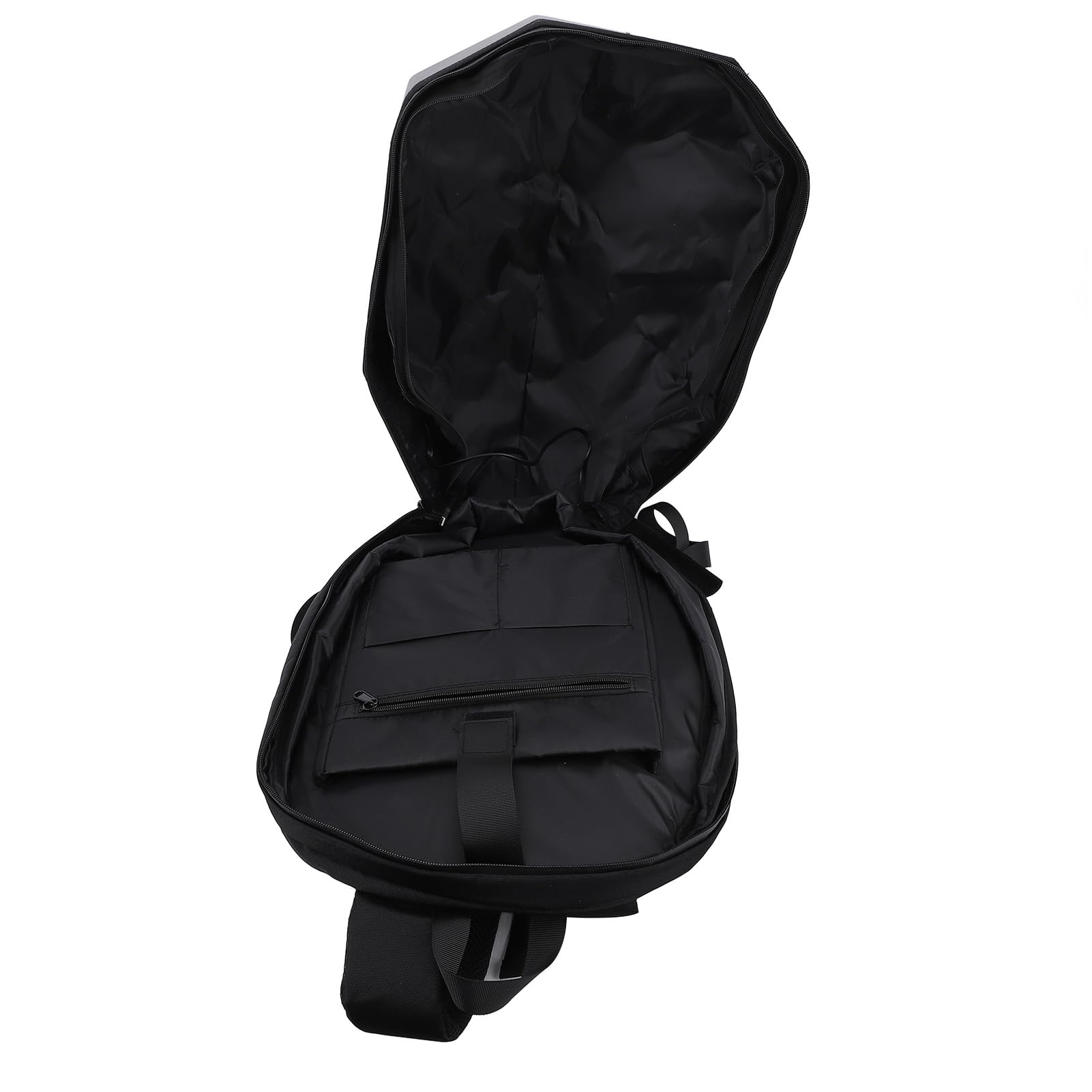YWBL-WH Zaino per Moto a LED, Borsa per Casco di Grande capacità con Guscio Rigido con Schermo Programmabile per Uomo