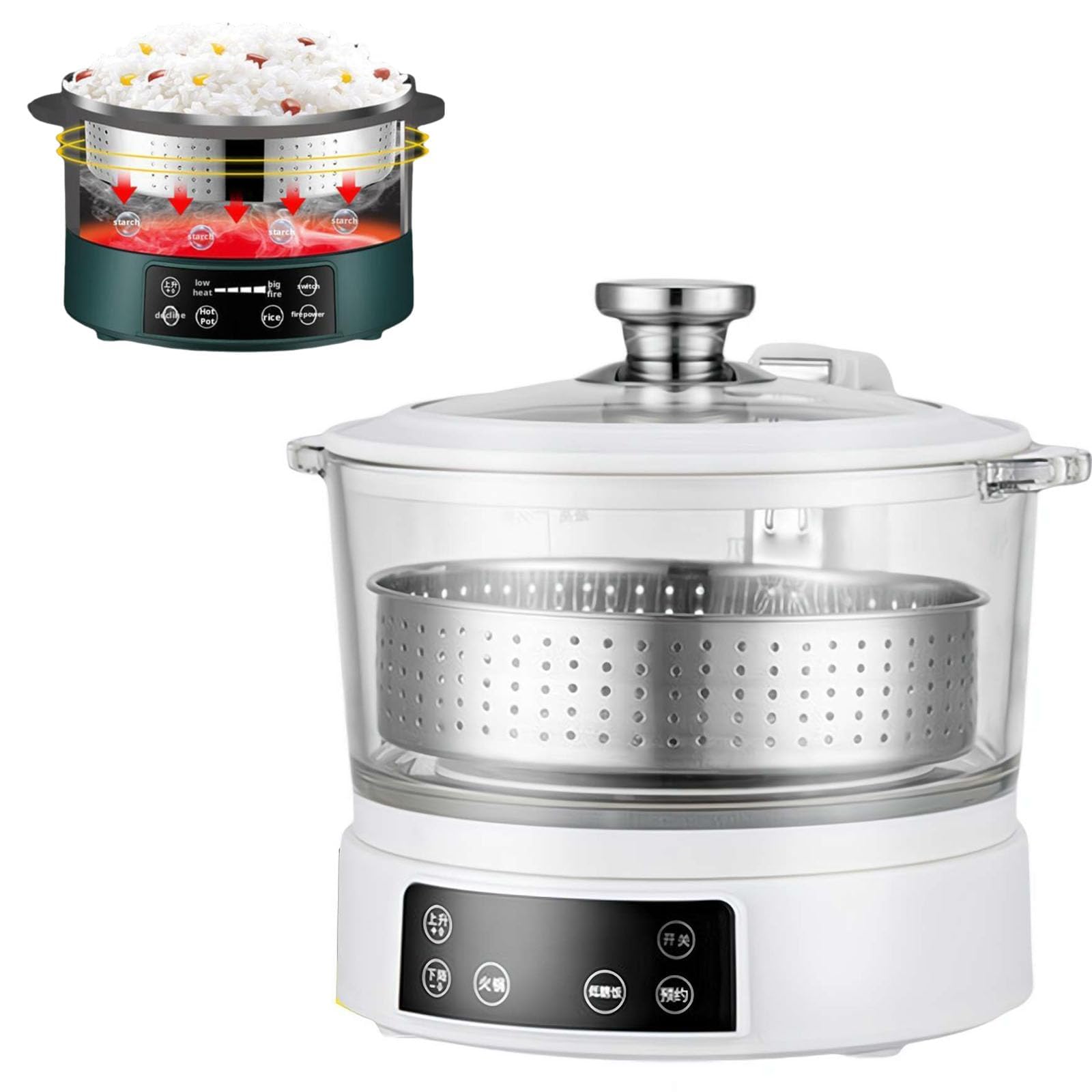 Low Sugar 3L – 3-in-1 Multifunction, Rice/Soup Separation, Delay Timer ...