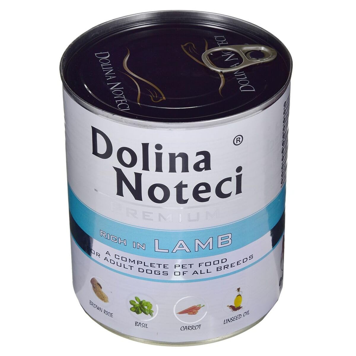DOLINA NOTECI Mokra karma dla psa bogata w jagnięcinę puszka 800 g