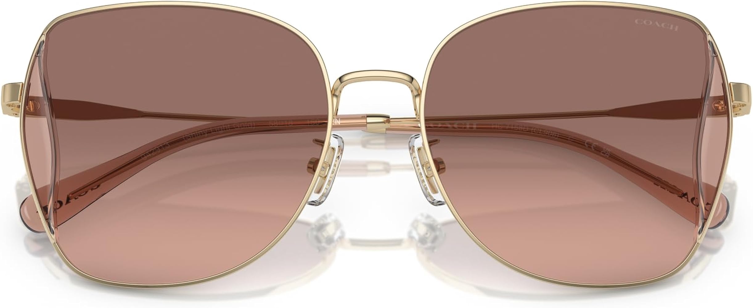 COACH サングラス　HC7158D(CL906) Amazon.com: Coach HC7158D Sunglasses, Shiny Light Gold/Brown