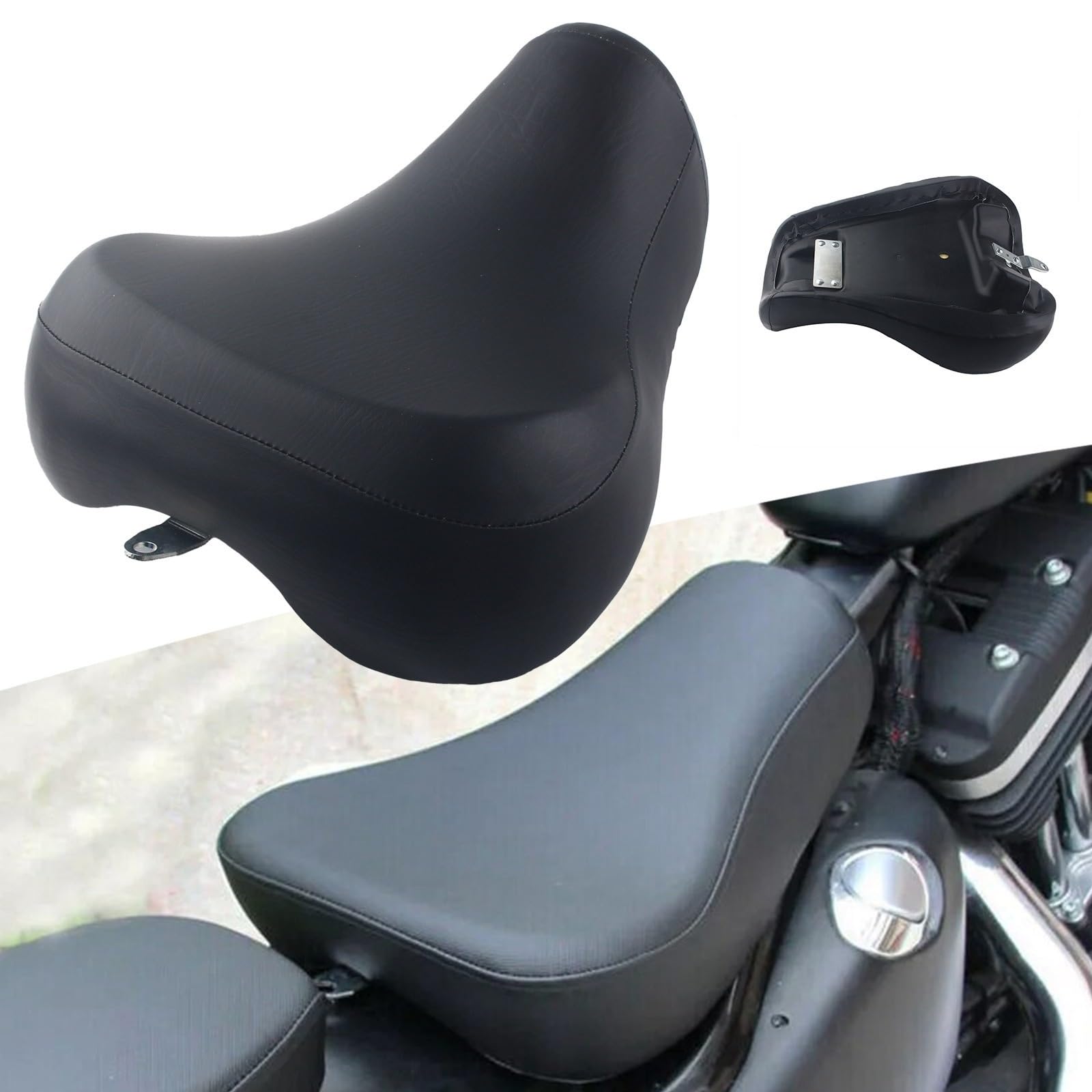 Motocykl Kierowca Kierowca Solo Poduszka Poduszka Do Harley Sportster XL modele 1200 883 72 48 1983-2003