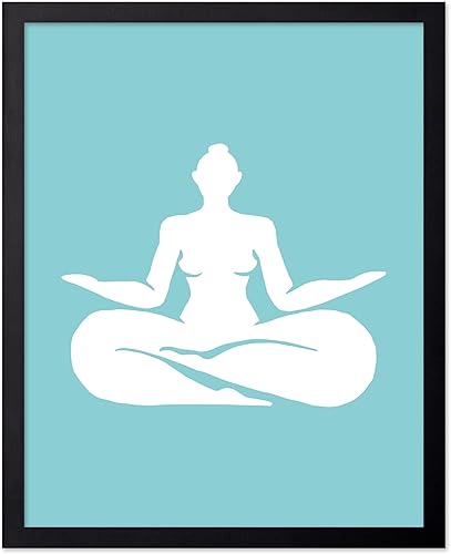 Miniatura 74 de Monem Art - Póster de yoga, impresión retro de yoga para el hogar, arte de meditación, arte espiritual, arte de silueta, arte de gato, arte bohemio