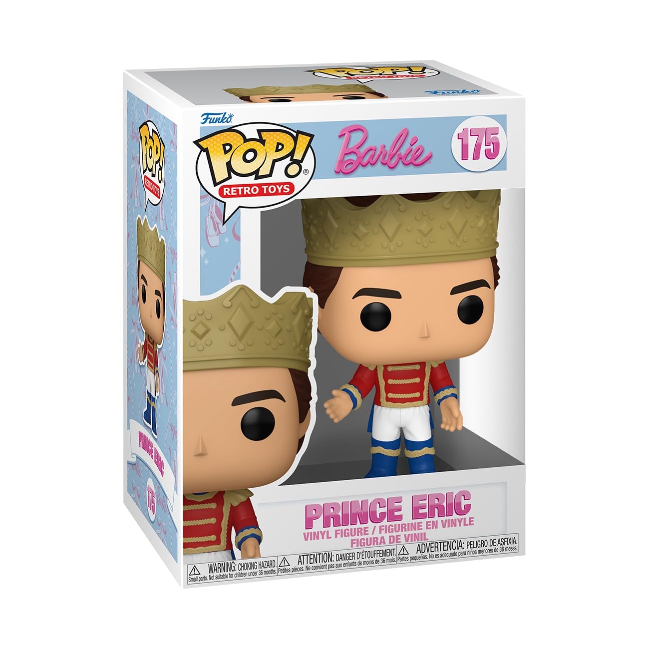 Funko POP! Vinyl: Barbie Nutcracker 25th - Prince Eric with Chase - 1 in 6 chance of receiving the rare Chase variant - Collectable Vinyl Figure - Gift Idea - Official Merchandise