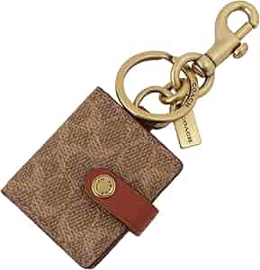 COACH コーチキーホルダー　ミニフォト COACH® | Picture Frame Bag Charm In Signature Canvas
