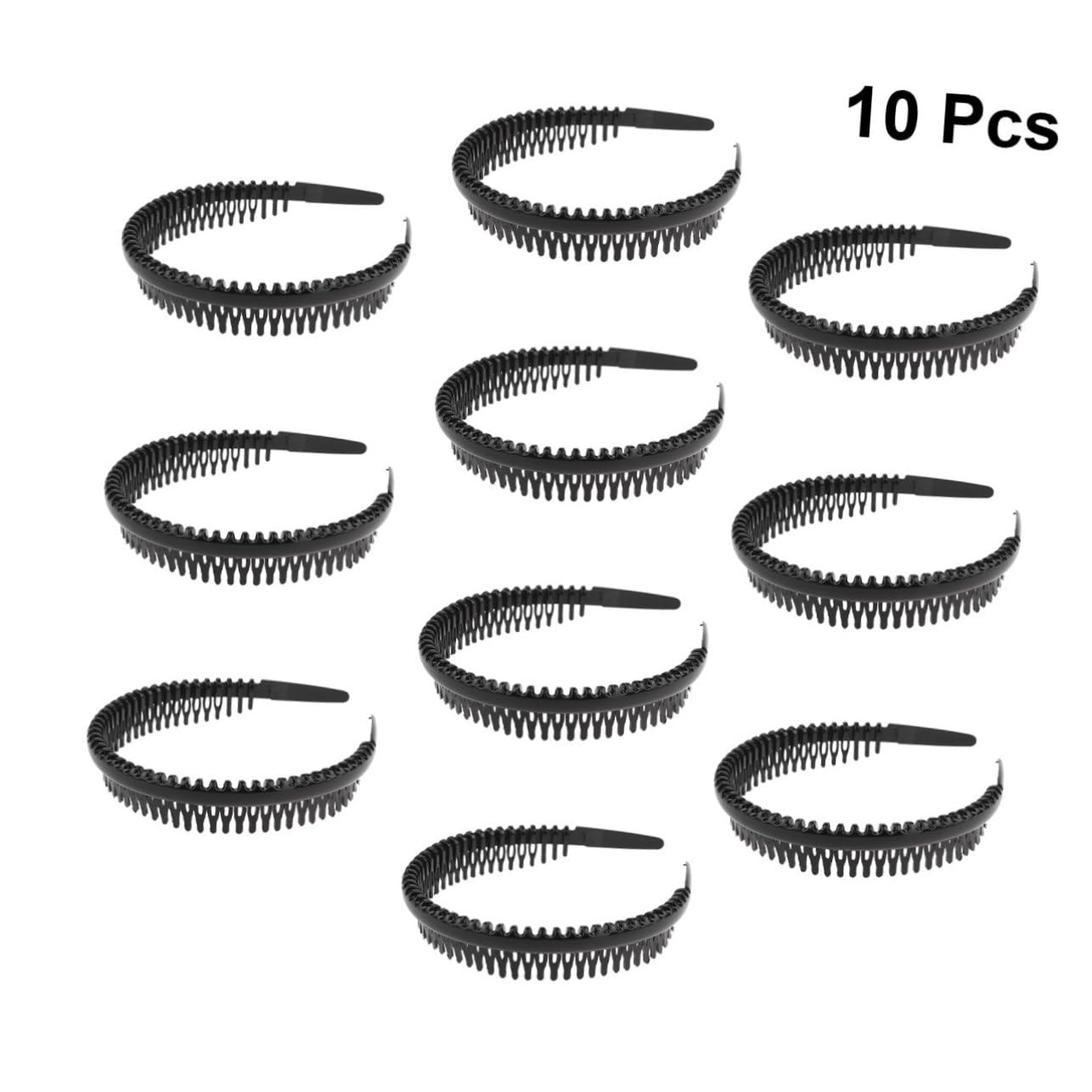 MAGICLULU 3 Set Di Fasce Per Per Donne Con Dentini Senza Fascia Per Per Donne Ragazze E Per Attività All'aperto 10 Pezzi * 3