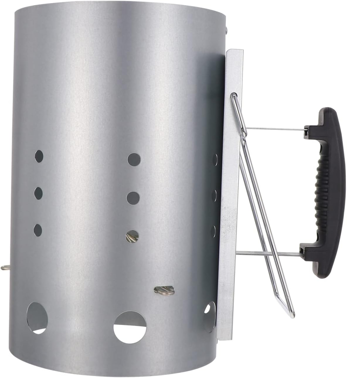 UPKOCH BBQ Ignition Barrel Galvanized Carbon Barrel for Fire BBQ Grill Lighter Chimney Starter Grill Tool