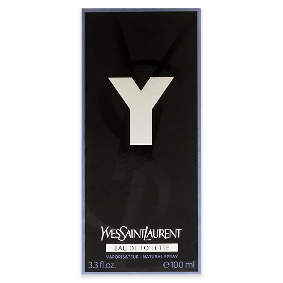 YVES SAINT LAURENT Y Eau De Toilette for Men, 100 ml/3.3 fl oz |